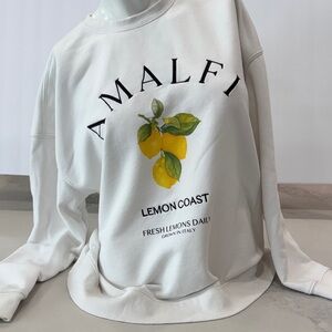 Wild Fable White Amalfi Sweatshirt